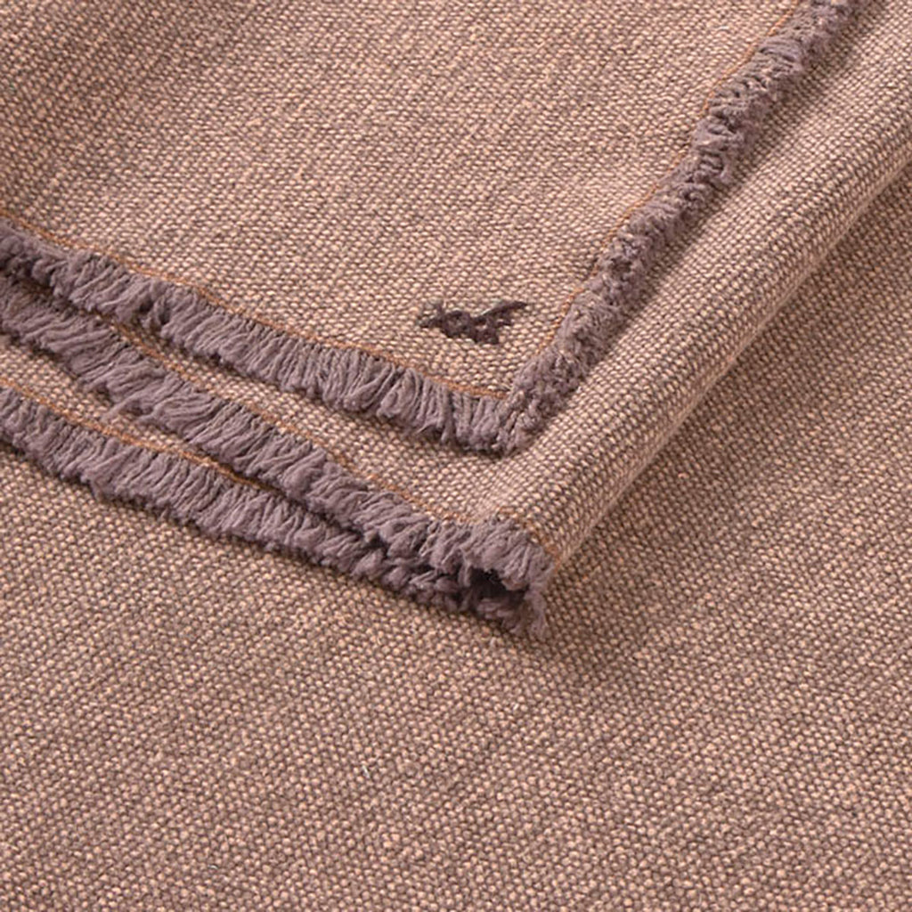 Caminho de mesa Lorena Canals Stonewashed – Soil brown - Marrom 50 x 160 cm