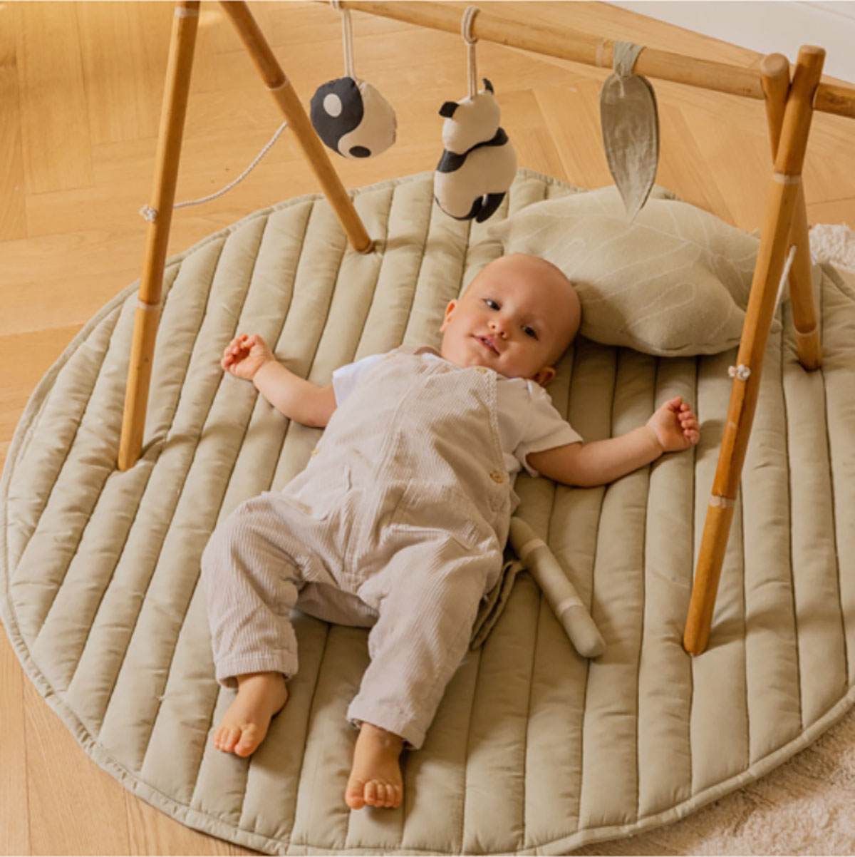 Set de 3 enfeites - Panda 11 x 42 cm