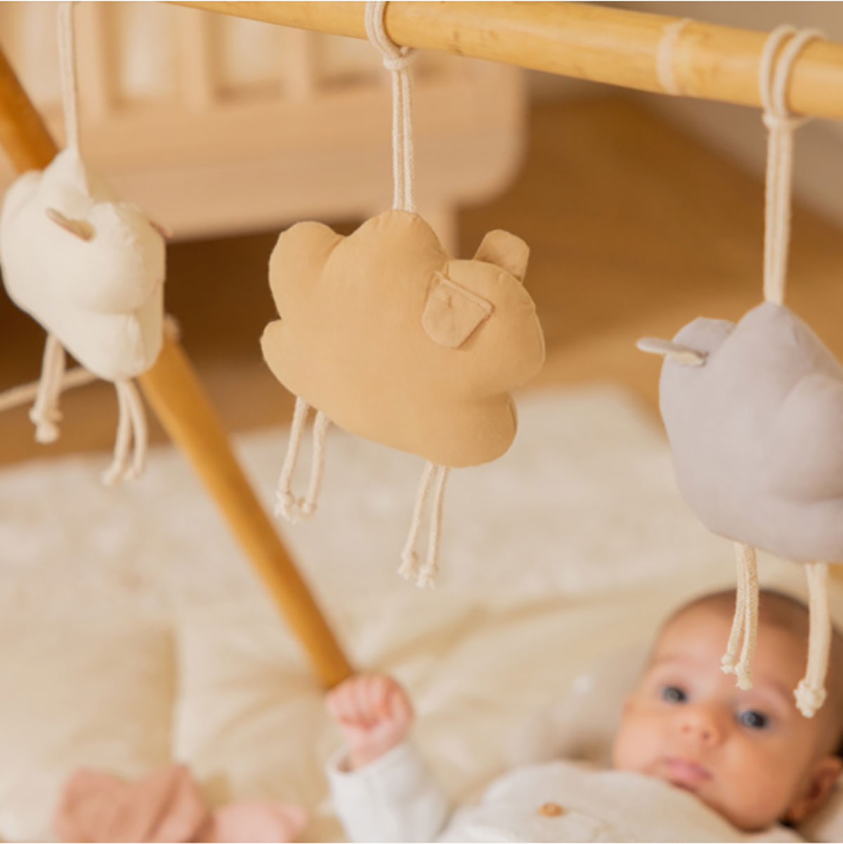 Set de 3 enfeites - Little Sheep 11 x 42 cm