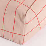 Puff VIBES beanbag vermelho e rosa 74 x 40 x 60 cm