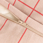 Puff VIBES beanbag vermelho e rosa 74 x 40 x 60 cm