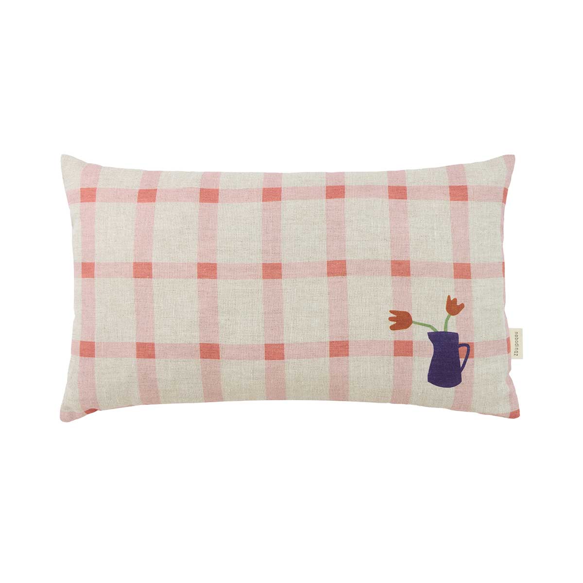 Almofada VIBES linho tulips 44 x 25 x 8 cm