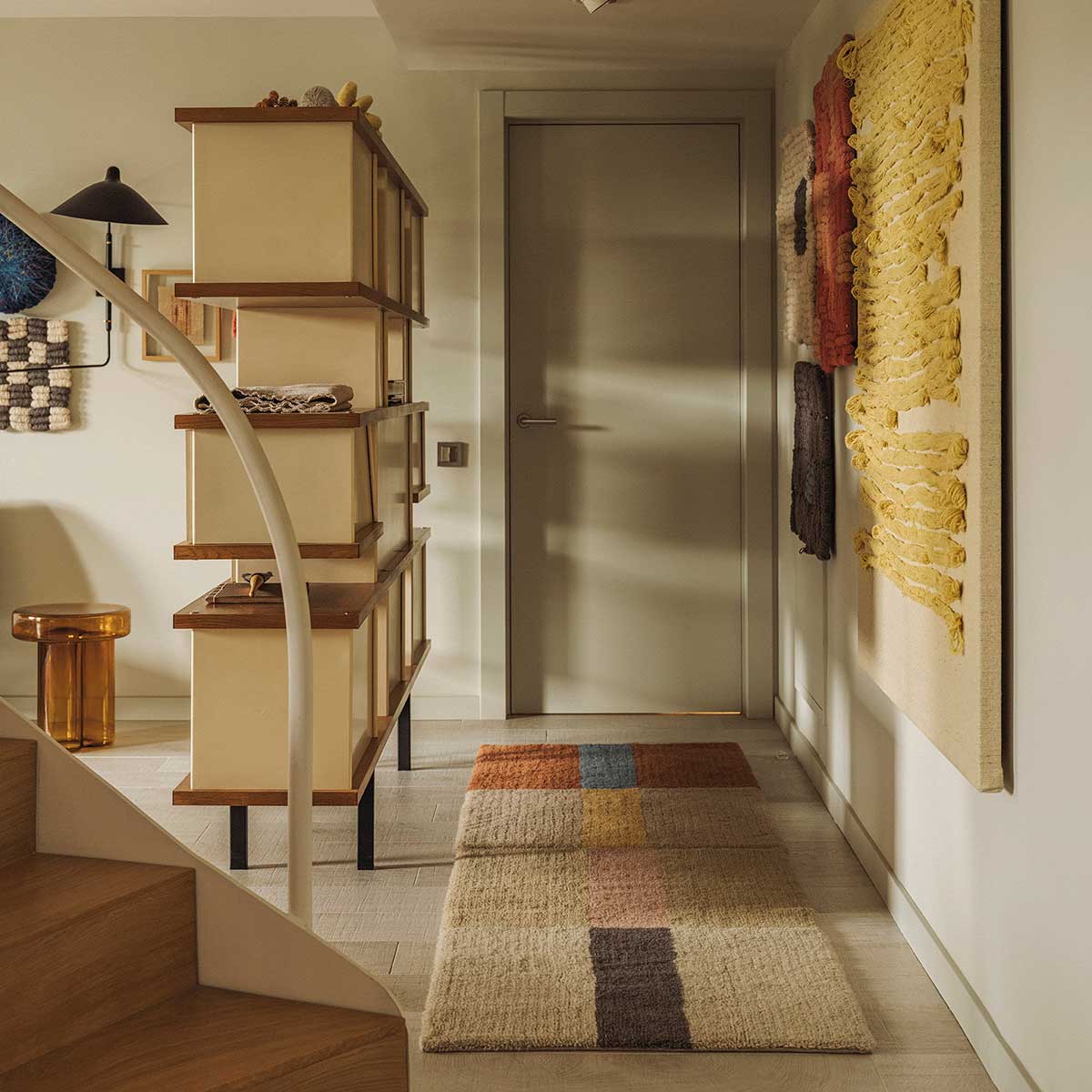 Tapete de Lã Lorena lavável Canals Woolable® Lines Verde Musgo –  80 x 140 cm