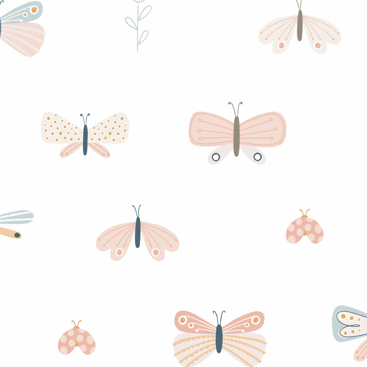 Papel de Parede Borboletário 2,80 x 0,45 m