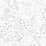 Papel de Parede Cosmos cinza 2,80 x 0,45 m