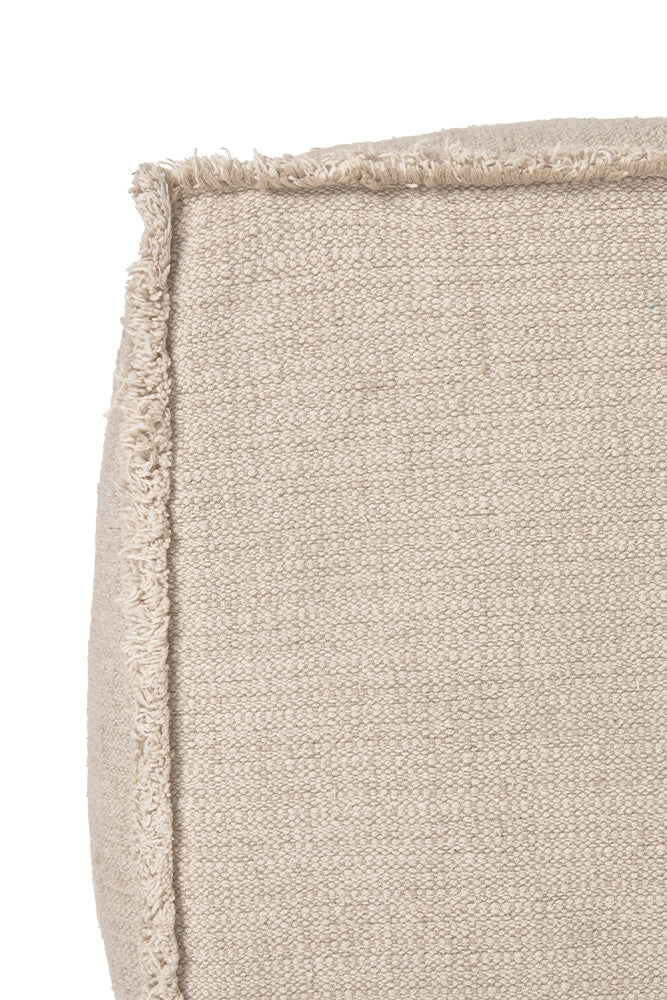Puff Lorena Canals Handloom Bege 45 x 45 x 45 cm