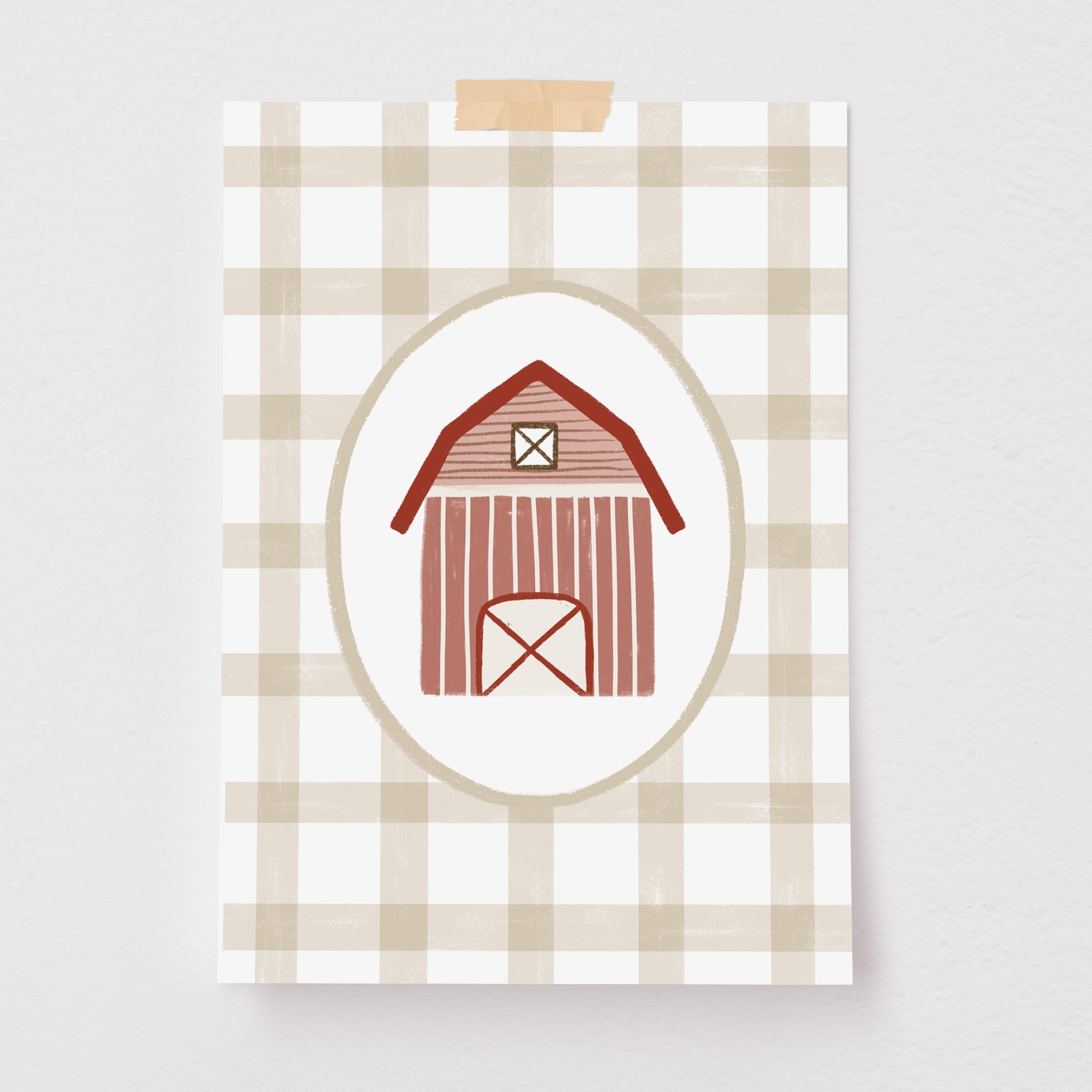 Pôster Decorativo Casa de Fazenda