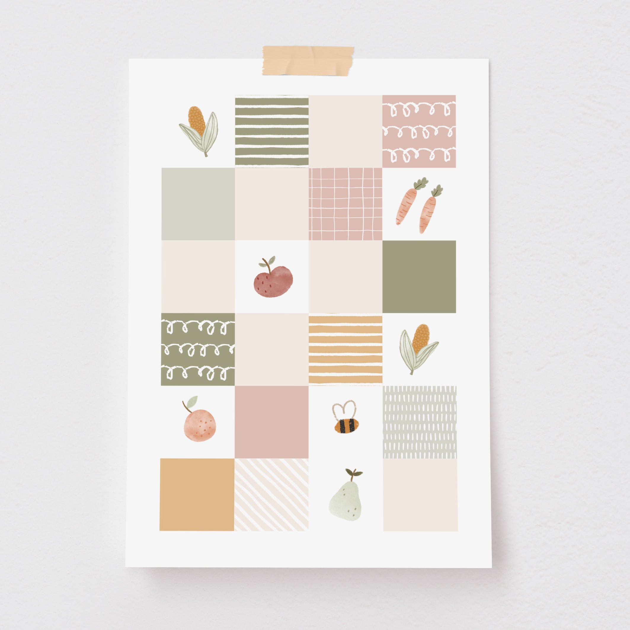 Pôster Decorativo Horta