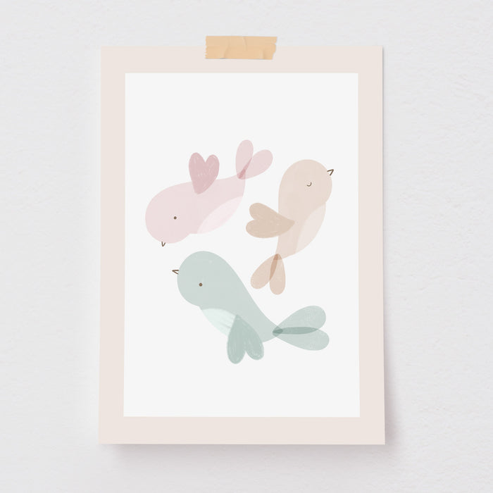 Pôster Decorativo Three Little Birds