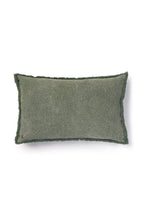 Almofada retangular Lorena Canals Stonewashed Duck Green - Verde pato 60 x 40 cm