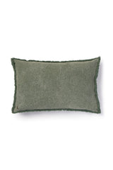 Almofada retangular Lorena Canals Stonewashed Duck Green - Verde pato 60 x 40 cm