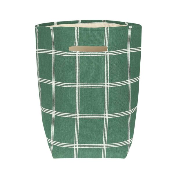 Cesto VIBES verde e branco 44 x 56 x 28 cm