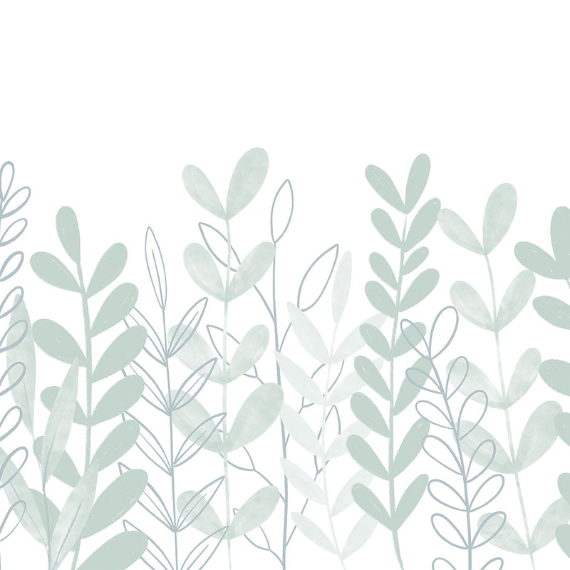 Painel de Parede Aquarela Menta 2,80 x 0,45 m