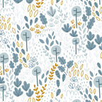 Papel de Parede Na Selva Azul 2,80 x 0,45 m