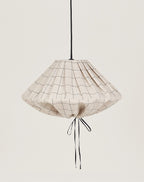 Lustre YUMI grid carvao 50 X 30 cm