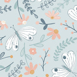 Papel de Parede Asas color Acqua 2,80 x 0,45 m