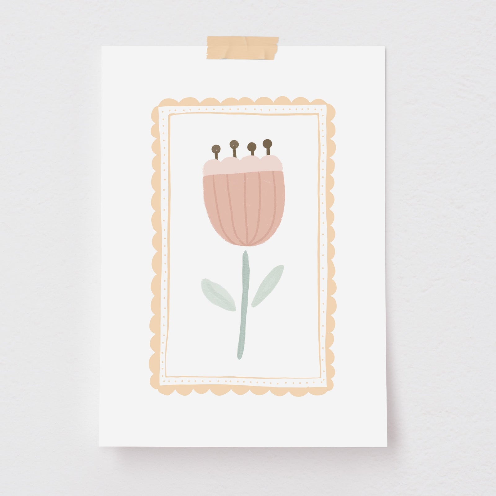 Pôster Decorativo Tulipa