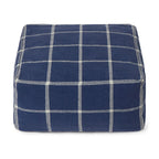 Pufe Geo Block Navy Blue 45 x 45 x 23 cm