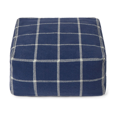 Pufe Geo Block Navy Blue 45 x 45 x 23 cm