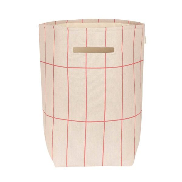 Cesto VIBES vermelho e rosa 44 x 56 x 28 cm