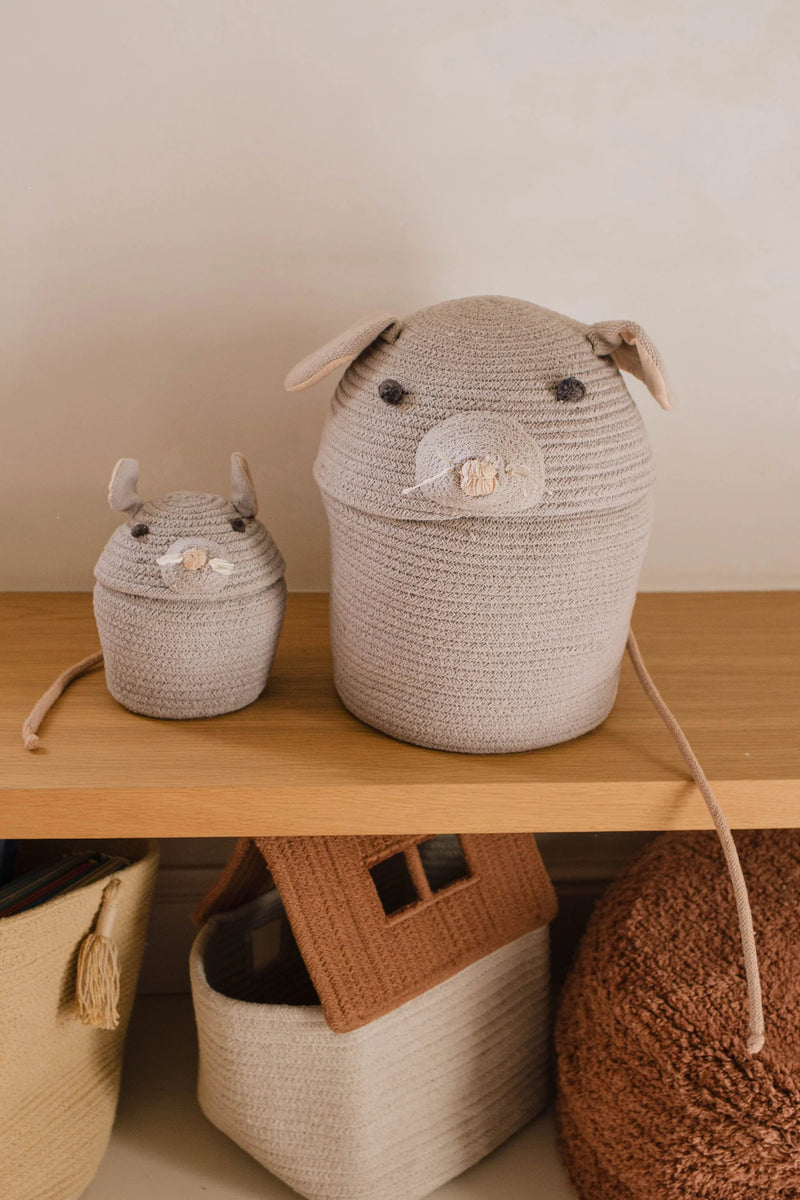 Mini cesta Renata the Rat Ø15 x 15 cm