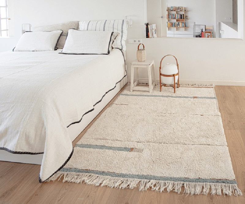 Tapete lavável Lanes Vintage Blue 140 x 200 cm