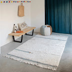 Tapete lavável Lanes Vintage Blue 90 x 130 cm