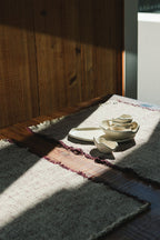 Jogo Americano Lorena Canals Handloom - Kit 2 unidades – Natural e Marsala 38 x 50 cm