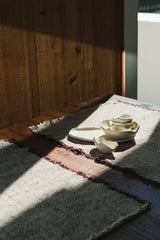 Jogo Americano Lorena Canals Handloom - Kit 2 unidades – Natural e Marsala 38 x 50 cm