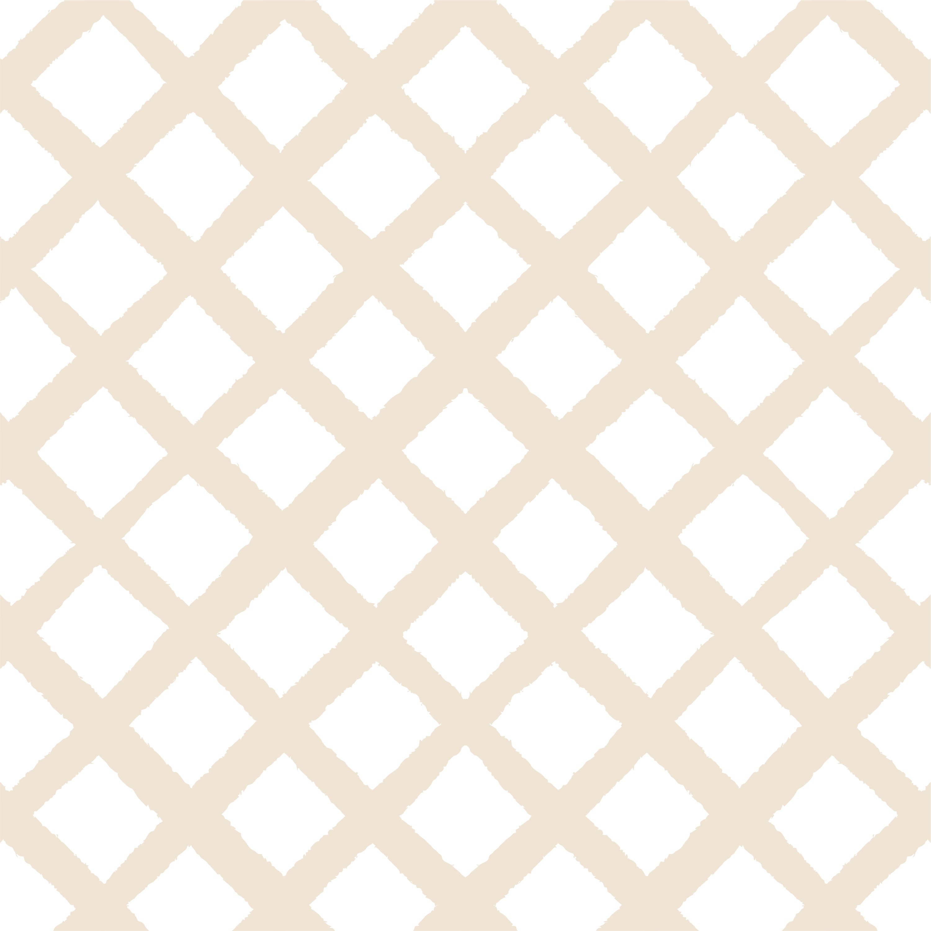 Papel de Parede Treliça Creme  2,80 x 0,45 m