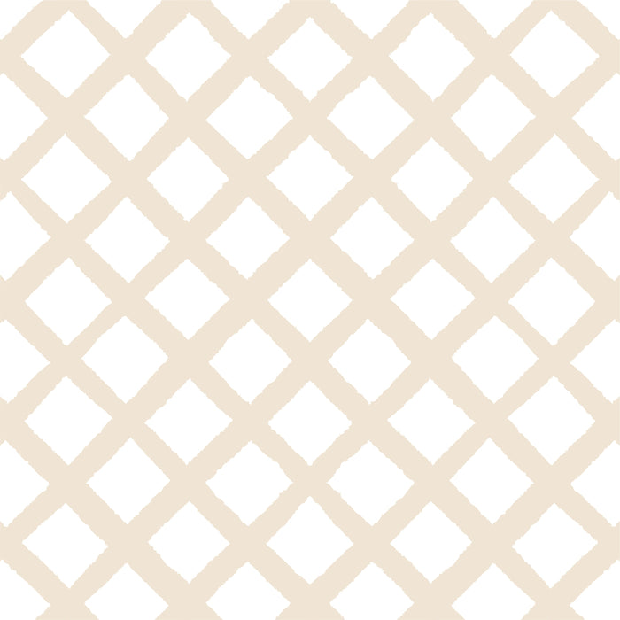 Papel de Parede Treliça Creme  2,80 x 0,45 m