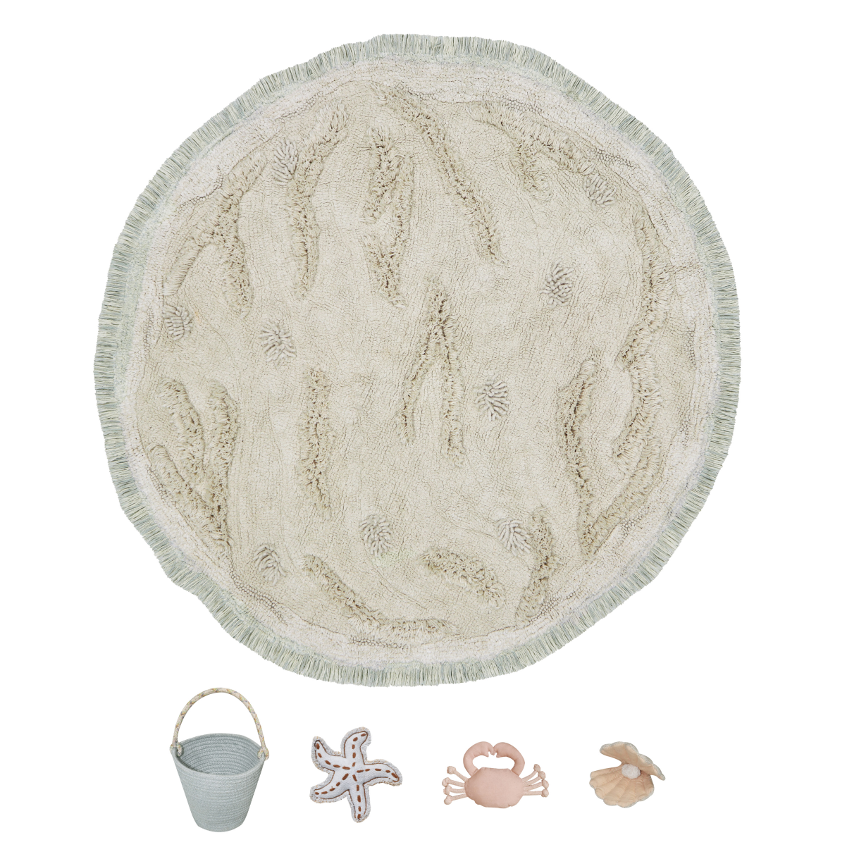 Tapete lavável interativo Island  Ø 120 cm