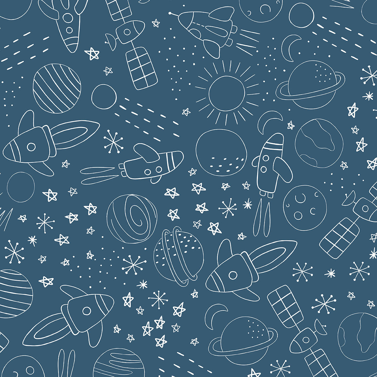 Papel de Parede Cosmos color Noite 2,80 x 0,45 m