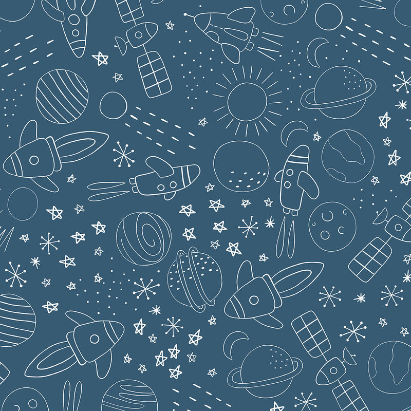 Papel de Parede Cosmos color Noite 2,80 x 0,45 m