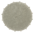 Tapete Redondo Lavável Bubbly Olive Ø 120 cm
