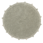 Tapete Redondo Lavável Bubbly Olive Ø 120 cm