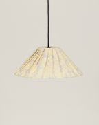 Lustre AVA peonias amarelo 50 X 21 cm