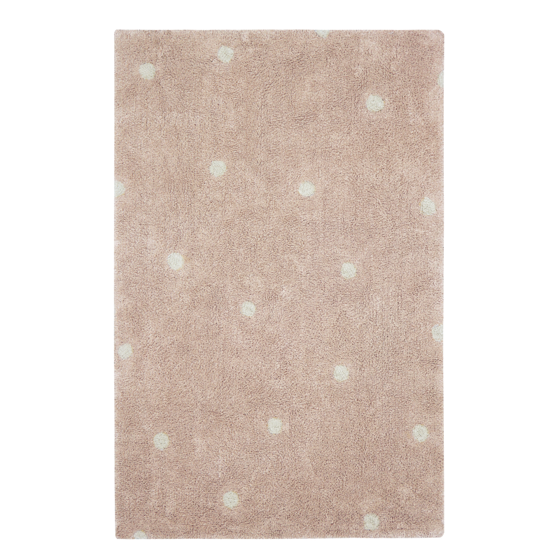 Tapete lavável Mini Dot  Rose 100 x150 cm