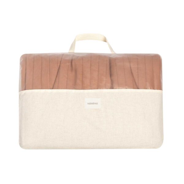 Capa tecido cadeira Cadeirinha de descanso 70 x 45 x 2 cm Sienna Brown