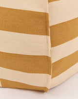 Puff VIBES round areia e mostarda 70 x 30 cm