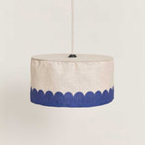 Lustre VIBES linho azul 40 x 18 cm