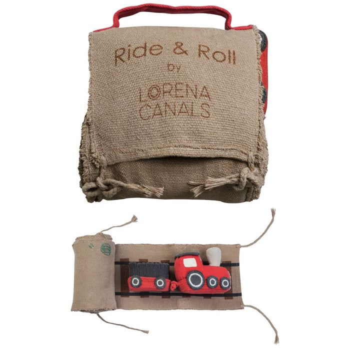 Almofada Ride & Roll Trem 14 x 30 x12 cm faixa 20 x 400 cm