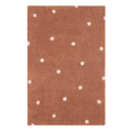Tapete lavável Mini Dot Castanha 100 x 150 cm