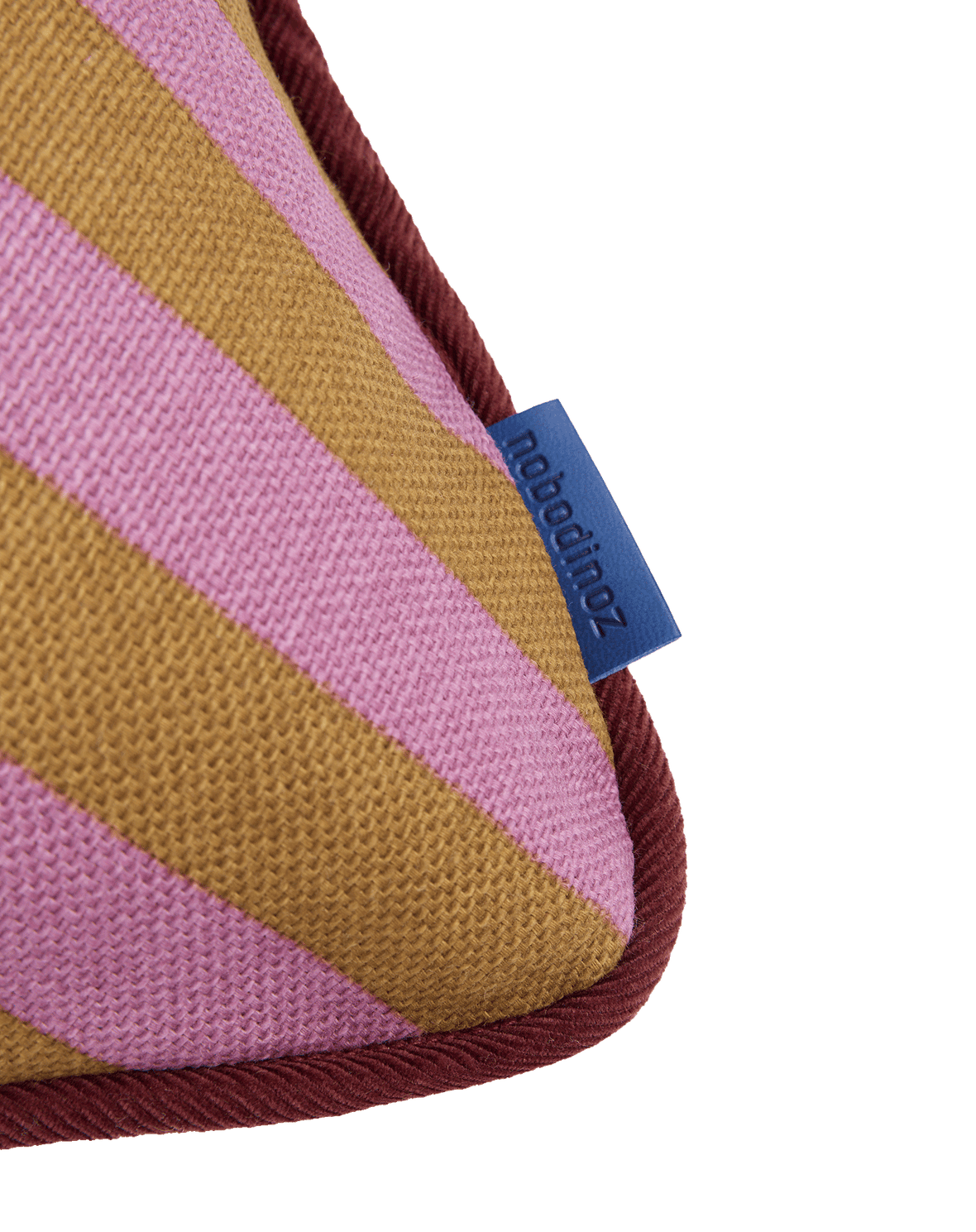 Almofada RAY listras pink e curry 70 x 25 cm