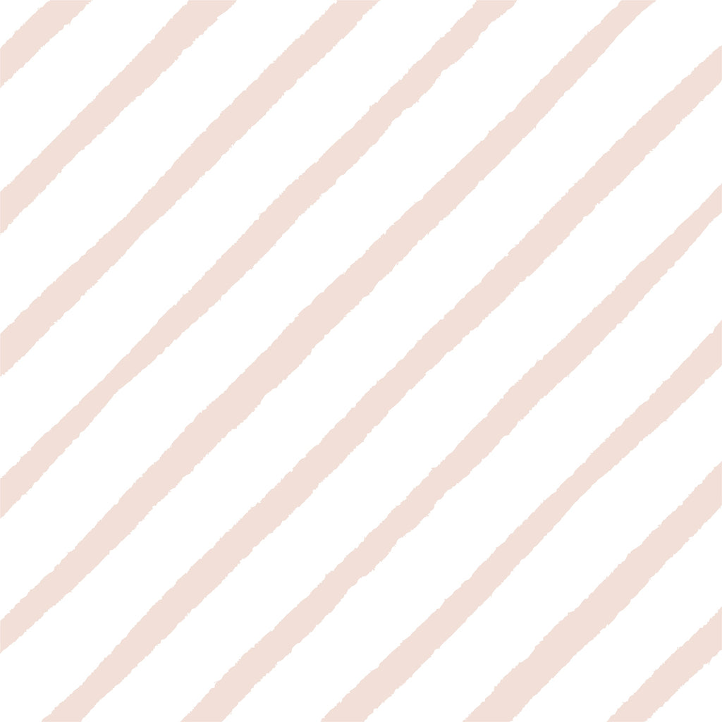 Papel de Parede Listrado Diagonal Rosa  2,80 x 0,45 m