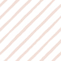 Papel de Parede Listrado Diagonal Rosa  2,80 x 0,45 m