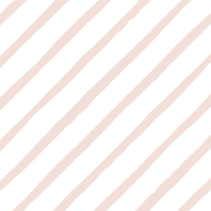 Papel de Parede Listrado Diagonal Rosa  2,80 x 0,45 m