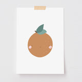 Pôster Decorativo Suco de Laranja
