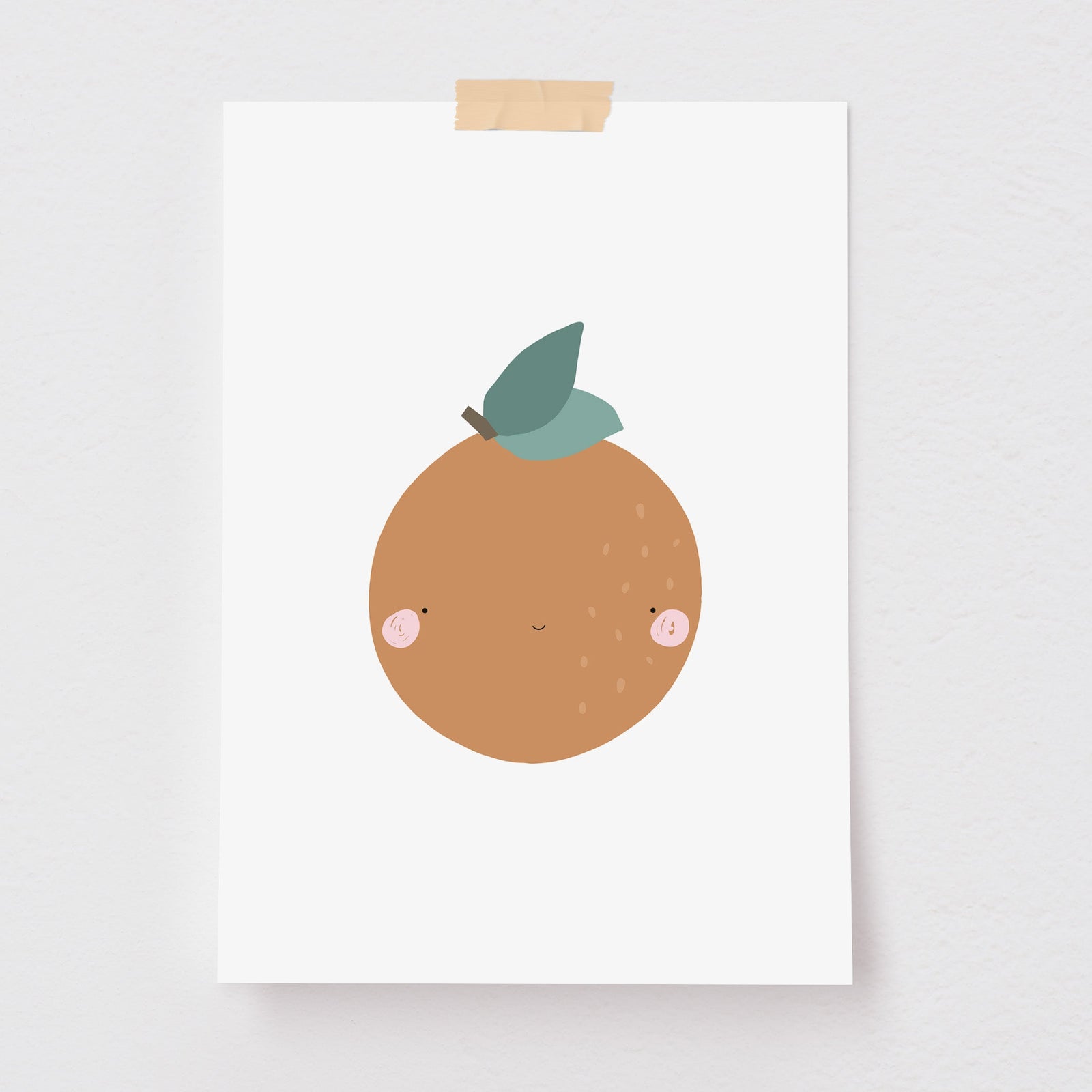 Pôster Decorativo Suco de Laranja