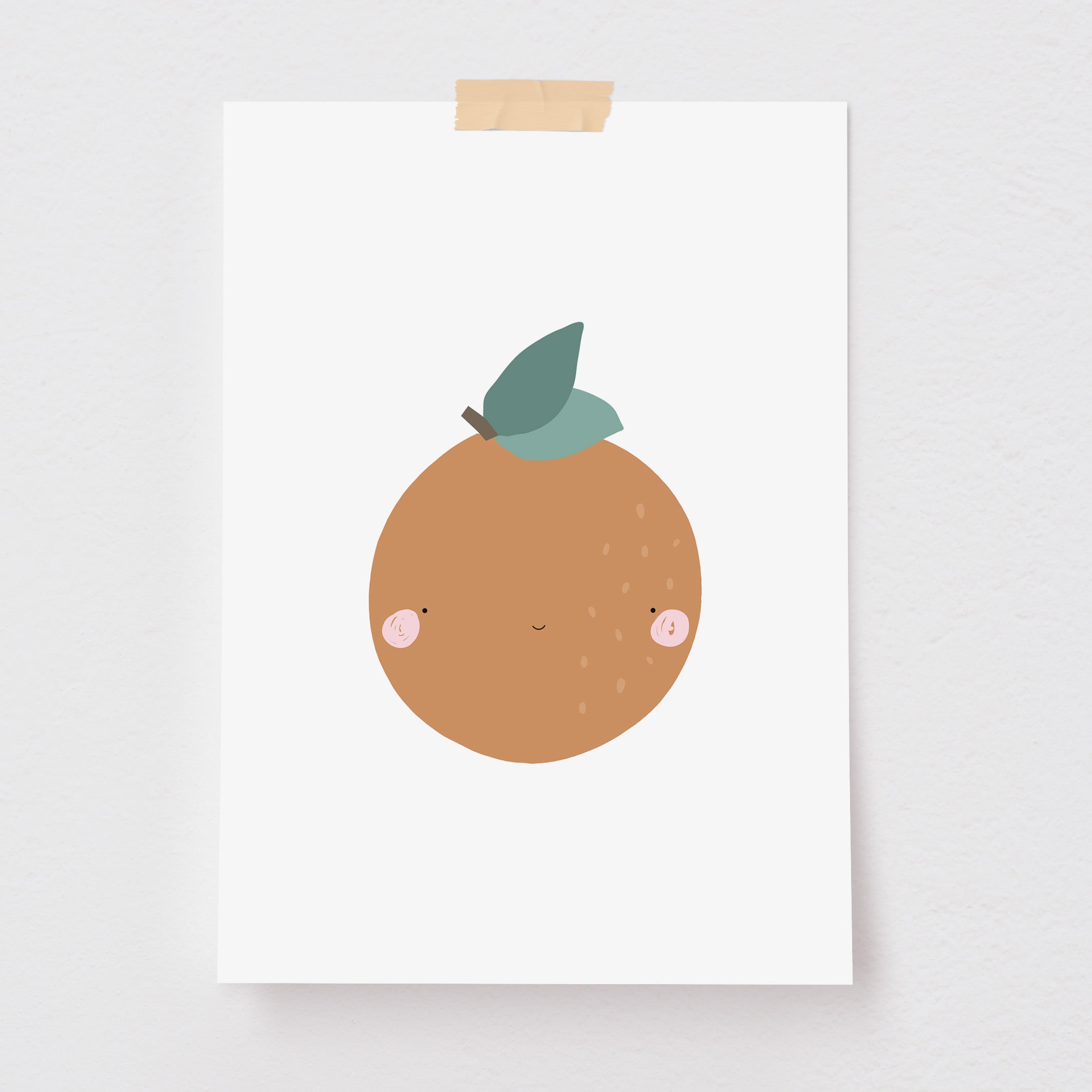 Pôster Decorativo Suco de Laranja